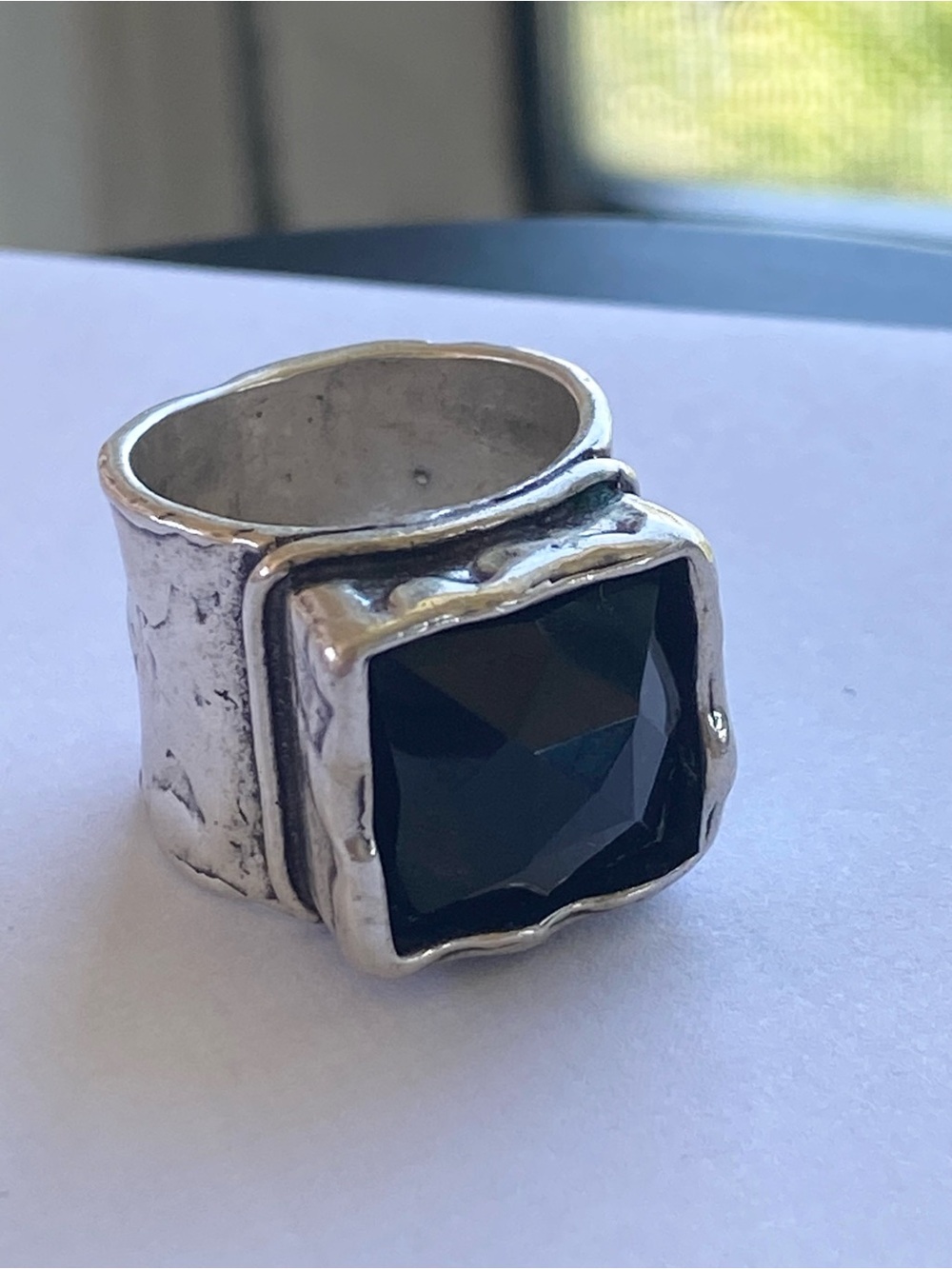 Silpada Sterling Silver and Smoky Quartz Ring size 5 - Picture 3 of 7